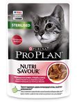 Влажный корм Pro Plan Nutri Savour для взрослых стерилизованных кошек и кастрированных котов