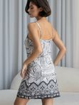 Короткая сорочка на бретелях (48-50 размер)