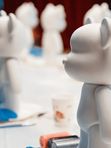 Флюид арт мишка Bearbrick