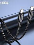 Кабель Kakusiga KSC-982 Type-C / Type-C 3А 60W черный 1 м