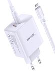 Зарядное устройство Kakusiga KSC-923 PD40W 3А с Lightning белое