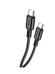 Кабель Kakusiga KSC-984 Type-C / Type-C 3А 60W силиконовый черный 1 м