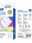 Зарядное устройство Kakusiga KSC-929 PD20W+QC3.0 3А с Lightning белое