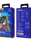 Автомобильная зарядка Kakusiga KSC-1054 PD65W+QC3.0 3А черное