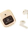 Беспроводные наушники TWS Rock Retro Style Clamshell бежевые