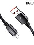 Кабель Kakusiga KSC-970 Micro USB 3A черный 1 м