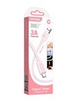 Кабель Kakusiga KSC-963 Micro USB 3A силиконовый розовый 1 м