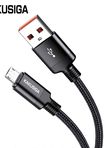 Кабель Kakusiga KSC-970 Micro USB 3A черный 1 м