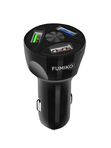 Автомобильная зарядка FUMIKO CC08 QC3.0 2.4А черное