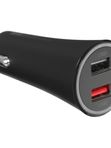 Автомобильная зарядка Xiaomi GDS4147GL 37W+QC3.0 2USB 3А черная