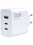 Зарядное устройство Xiaomi GaN PD90W+QC3.0 3А с 2Type-C белое