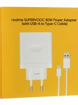 Зарядное устройство Realme SUPERVOOC PD80W 3А с Type-C белое