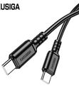 Кабель Kakusiga KSC-982 Type-C / Type-C 3А 60W черный 1 м