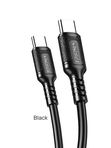 Кабель Kakusiga KSC-984 Type-C / Type-C 3А 60W силиконовый черный 1 м