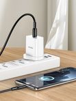 Кабель Kakusiga KSC-984 Type-C / Type-C 3А 60W силиконовый черный 1 м