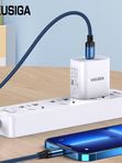 Кабель Kakusiga KSC-970 Type-C / Lightning 3А PD27W синий 1 м