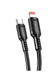 Кабель Kakusiga KSC-984 Type-C / Lightning 3А 27W силиконовый черный 1 м