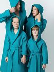Вафельные халаты Family look