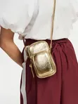 Мини сумка золотая FLISTA Essentiel