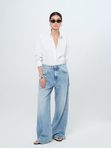 Джинсы голубые палаццо Debby Icon Denim