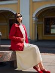Ветровка женская «Охта» Красная