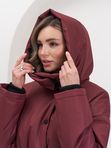 Куртка женская «Карповка» бордо