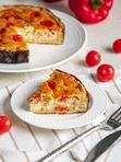 Киш курица болгарский перец
