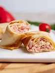 Блины фаршированные (ветчина + сыр)