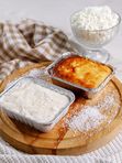 Запеканка творожная с кокосовой стружкой