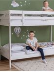 Кровать двухъярусная 200*090 Neo (Нео) белая