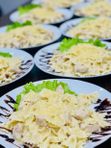 Паста фарфалле с курицей