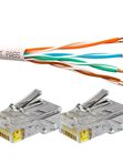 Кабель витая пара UTP4 cat.5E CCA 100 метров Ps-Link UTP-CCA100