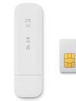 Модем 4G с сим-картой ZTE MF79U-SIM