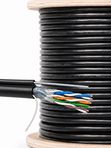 Кабель витая пара UTP4 cat.5E CU 10 метров Ps-Link UTP-CU10R с тросом