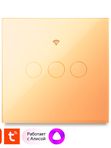 Выключатель света WIFI Ps-Link WF-E3 Золото