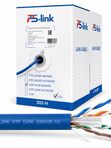 Кабель витая пара UTP4 cat.6 CU 10 метров Ps-Link UTP-CAT6-CU10