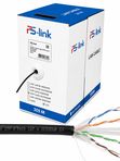 Кабель витая пара UTP4 cat.6 CU 305 метров Ps-Link UTP-CAT6-CU305-OUT уличный