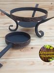 Подставка под садж со съемным ковшом зольником