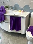 Полотенце "Комфорт" 42х90 из трикотажной микрофибры  плотность 350гр/м2
