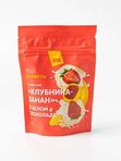 Конфеты со вкусом клубника банан в белом шок 75гр Вкусвилл