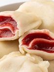 ВАРЕНИКИ ДВУЛЕПНЫЕ С КЛУБНИКОЙ И МАЛИНОЙ ВКУСВИЛЛ
