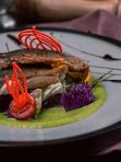 Филе Сибаса в винном соусе\sea bass fillet in wine sauce