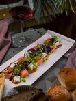 Форель с овощами и сыром сиртаки\Trout with vegetables and syrtaki cheese