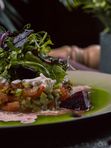 Тартар со страчателлой и овощами\ Tartare with stracchatella and vegetables