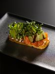 Брускетта с золотой форелью\Bruschetta with Golden Trout