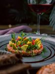 Тартар из форели по азиатски\Asian-style Trout Tartare