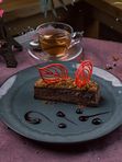 Black cake с кешью\Black cake with cashews