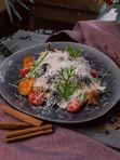 Салат Цезарь с тигровыми креветками / Caesar Salad with Tiger Shrimp