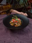 Паста фетучини с копченой говядиной\Fettuccine pasta with smoked beef