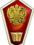 Значок об окончании СПО (гробик)